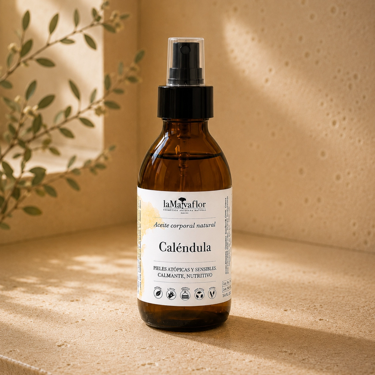 Aceite Corporal Natural de Caléndula