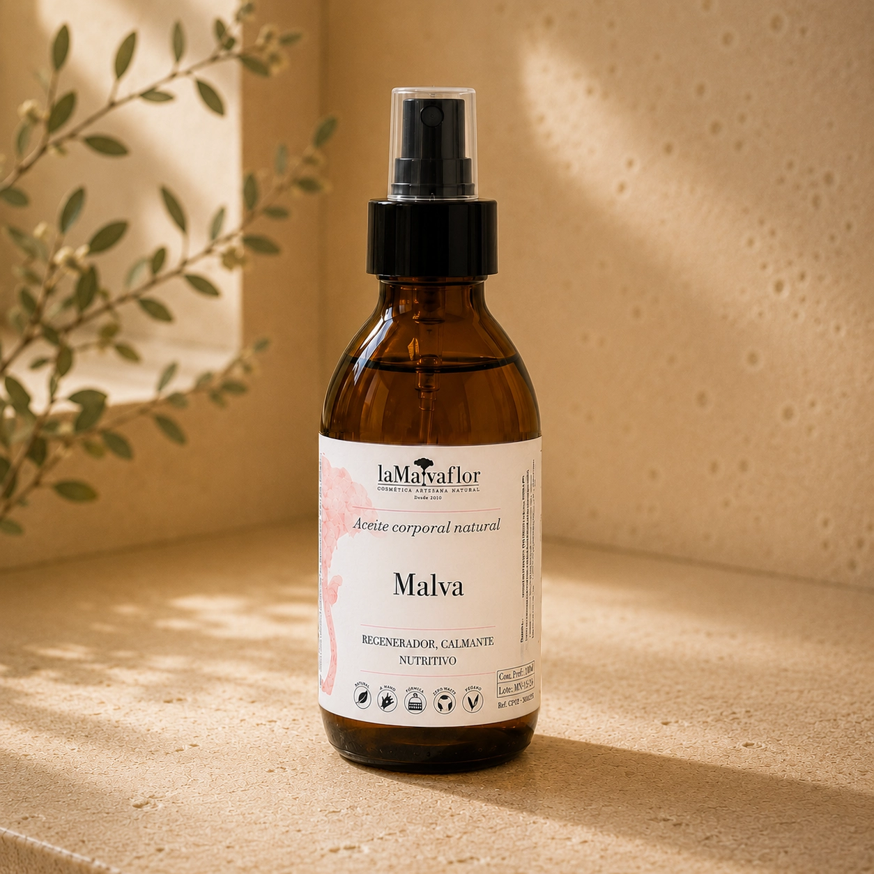 Aceite Corporal Natural de Malva
