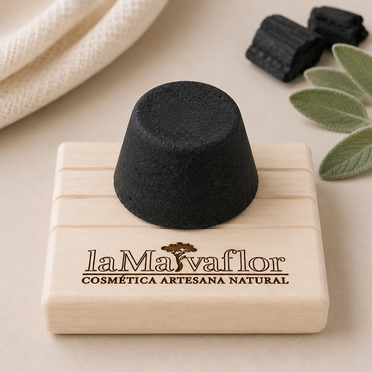 MINI champú sólido Carbón activo & neem