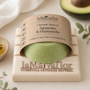 Champú Sólido Natural Aguacate & Hamamelis 100g