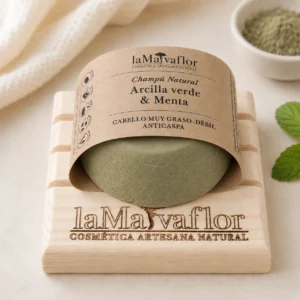Champú Sólido Natural Arcilla Verde & Menta 100g