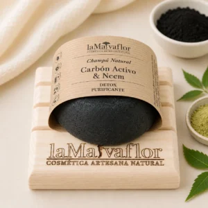 Champú Sólido Natural Carbón Activo & Neem 100g