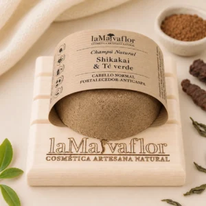 Champú Sólido Natural Shikakai & Té Verde 100g