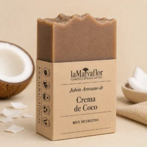 Jabón Artesanal de Crema de Coco