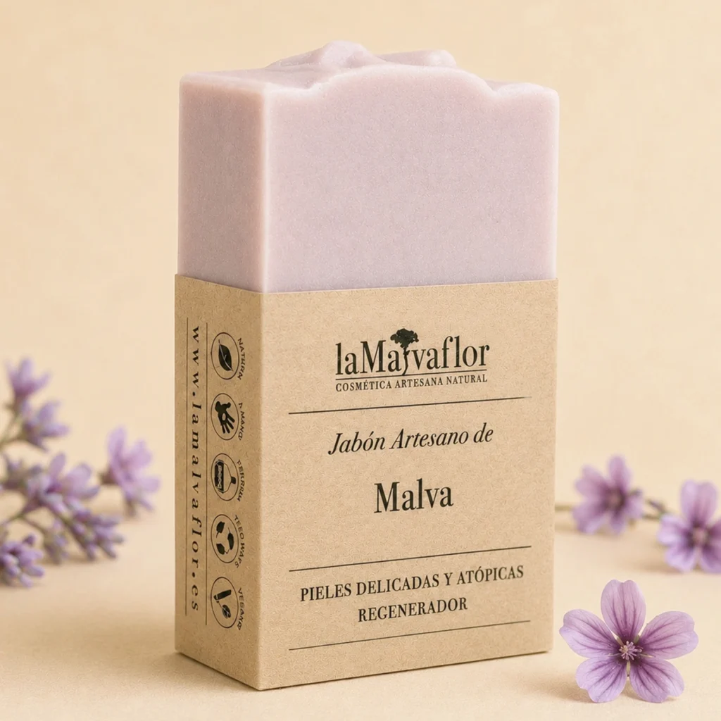 Jabón Artesanal de Malva