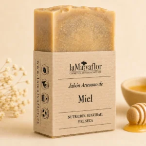 Jabón Artesanal de Leche de Cabra y Miel